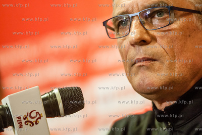 Gdansk. Stadion Energa. Konferencja prasowa poprzedzajaca...