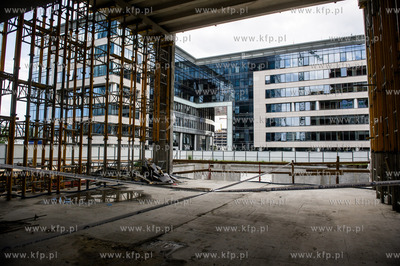 Gdansk. Oliwa. Uroczystosc wmurowania kamiena wegielnego...