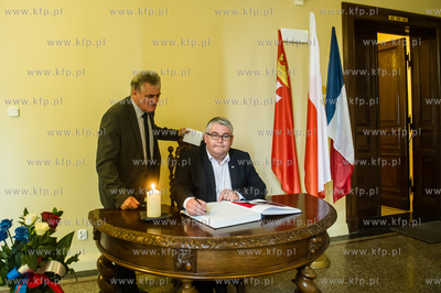 Gdańsk. Nowy Ratusz. Siedziba Rady Miasta. Wyłożona...