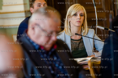 Gdańsk. Nowy Ratusz. Sesja Rady Miasta Gdańska. Debata...