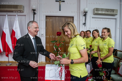 Gdańsk. Urząd Wojewódzki. Spotkanie Wojewody Pomorskiego...