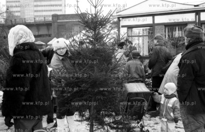 Na rynku w Gdansku Wrzeszczu jak zwykle przed swietami...