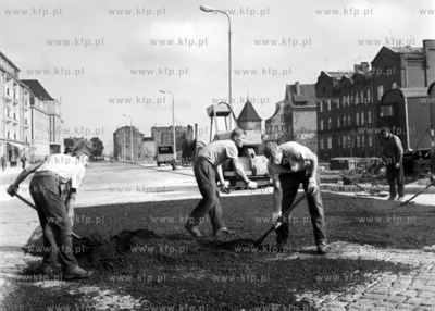 Modernizacja ulicy Podwale Staromiejskie w Gdansku....