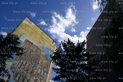 Ozdobne murale na blokach S.M. Zaspa. Autor, Pawel...