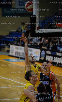 Sopot. Polska Liga Koszykowki. Mecz Trefl Sopot kontra...