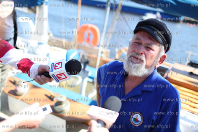 Swinoujscie. Kpt. Jerzy Radomski jest Polakiem, ktory...