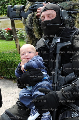 Sopot - molo. Uroczyste obchody Swieta Policji, podczas...