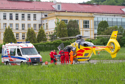 Misja Lotniczego Pogotowia Ratunkowego Gdansk, ladowisko...