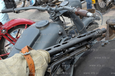 Sopot. Skwer Kuracyjny. Zlot zabytkowych motocykli....