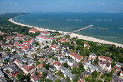 Sopot z lotu ptaka. 28.06.2009 fot. Kacper Kowalski...