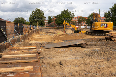 Budowa basenu przy skrzyżowaniu ulic Kościuszki z...