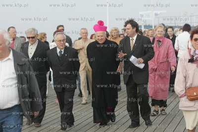 Sopockie molo zostalo nazwane im Jana Pawla II. Przed...
