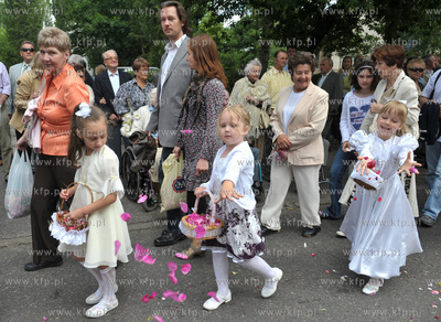 Procesja Bozego Ciala w parafii Najswietszej Maryi...