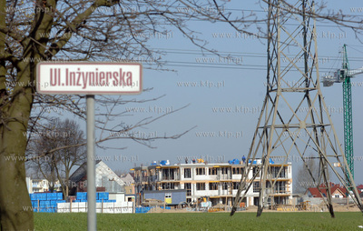 Gdansk Kokoszki. Dudowa osiedla domow na ul. Szafranowej,...