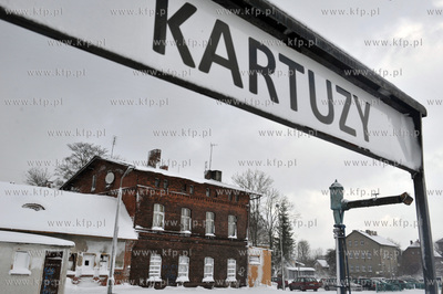 Kartuzy. Dworzec kolejowy PKP. 7.12.2013 Fot.  Konrad...