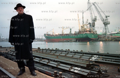 Janusz Szlantaprezes zarzadu Stocznia Gdynia S.A.18.01.2001fot....
