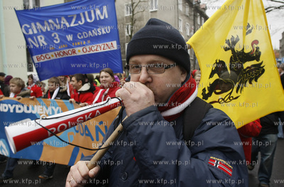 Gdansk. Parada z okazji Swieta Niepodleglosci.
11.11.2009
fot....