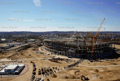 Gdansk. Dzien otwarty stadionu pilkarskiego w Letnicy.
25.04.2010
fot....