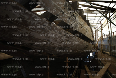 Gdansk. Stocznia Remontowa. Nz zaawansowane prace przy...