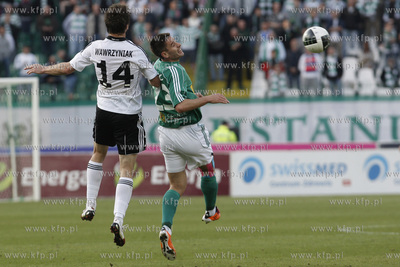 Gdansk. Mecz o mistrzostwo Ekstraklasy Lechia Gdansk...