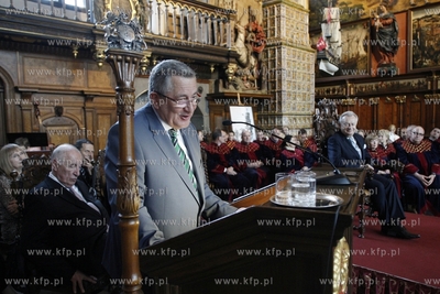 Gdańsk, Dwór Artusa. Uroczysta sesja Rady Miasta...