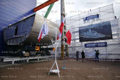 Stocznia Remontowa Shipbuilding. Uroczyste polozenie...