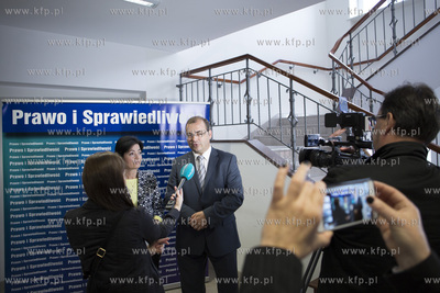 Konferencja przedstawicieli PiS Danuty Sikory i Andrzeja...