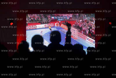 Mistrzostwa Europy w piłce ręcznej. Kibice oglądają...