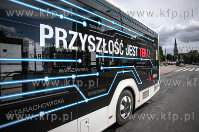 Gdańskie Autobusy i Tramwaje testujenowy model autobusu...