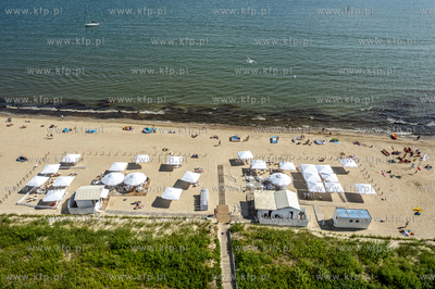 Wejscie na plażę nr 32A i 33  w Sopocie.
01.08.2022
fot....