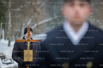 Gdańsk. Cmentarz Srebrzysko. Pogrzeb prof. Andrzeja...