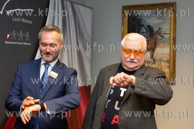 Gdańsk, Biuro Lecha Wałęsy. Spotkanie Prezydenta...