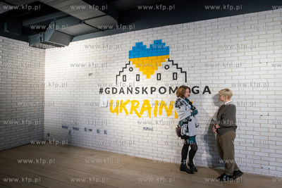 Gdańsk. Centrum Informacyjne dla Uchodźców z Ukrainy...