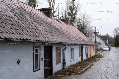 Gdańsk Jelitkowo. Zespół domków rybackich. 17.02.2024...