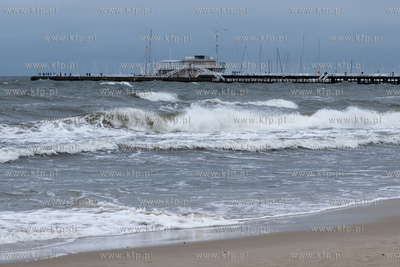 Sopot. Sztorm na Bałtyku. 14.09.2024 / fot. Anna Rezulak...