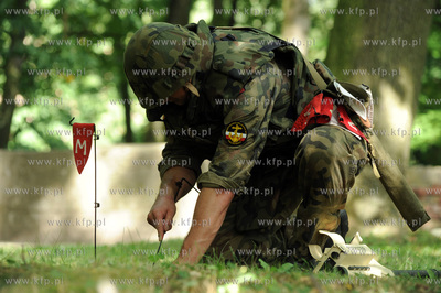 Westerplatte, Gdansk. Saperzy Marynarki Wojennej poszukuja...