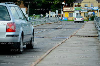 Gdansk Sobieszewo. Most Pontonowy na Martwej Wisle...