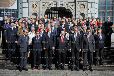 Gdansk. Wizyta Komitetu Stalych Przedstawicieli  przy...