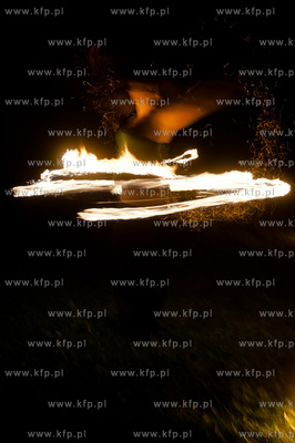 Pruszcz Gdanskich. Pierwsza edycja Festiwalu Swiatla.
Nz...