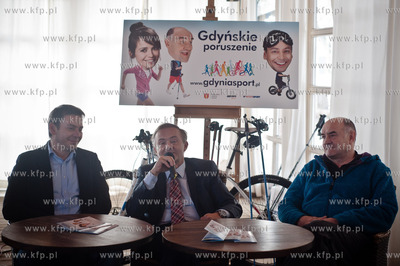 Gdynia. Restauracja F.Minga. Konferencja prasowa inaugurujaca...