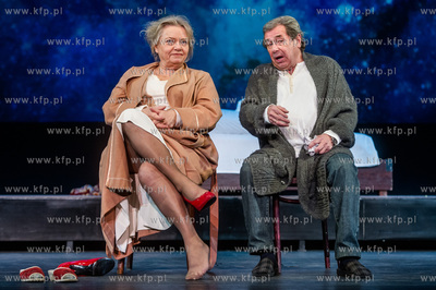 Gdansk. Teatr Szekspirowski. Proba medialna spektaklu...