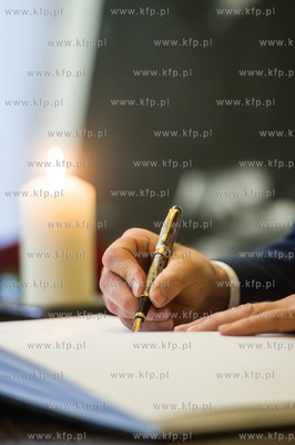 Gdansk. Nowy Ratusz. Siedziba Rady Miasta. Wylozona...