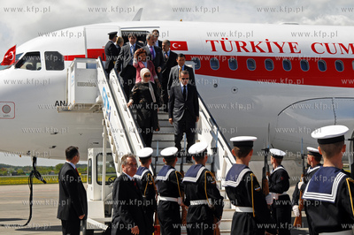 Wizyta Premiera Turcji Tayyip Erdogana wraz z malzonka...