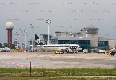 Gdansk, Rebiechowo. Nz. Port Lotniczy im. Lecha Walesy....