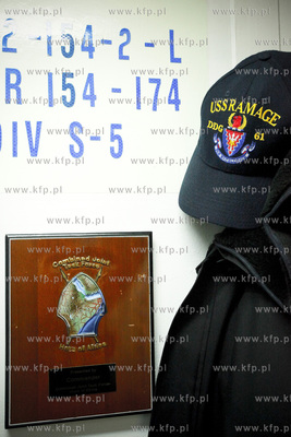 Zatoka Gdanska. Okret Marynarki Wojennej USA, USS RAMAGE...