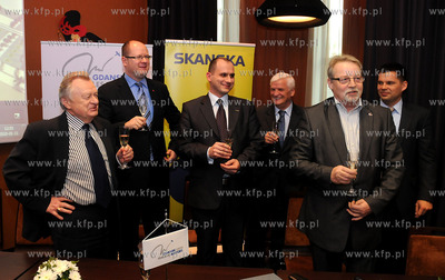 Gdansk. Hotel Mercure. Uroczystosc podppisania umowy...