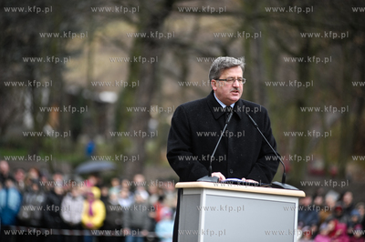 Wizyta prezydenta Bronislawa Komorowskiego w Gdansku....