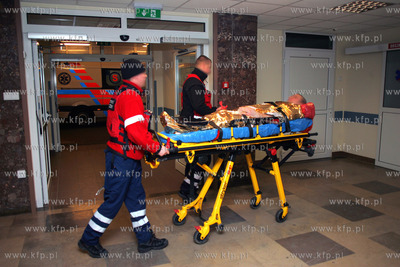 Do szpitala na gdanskiej Zaspie zostal przewieziony...