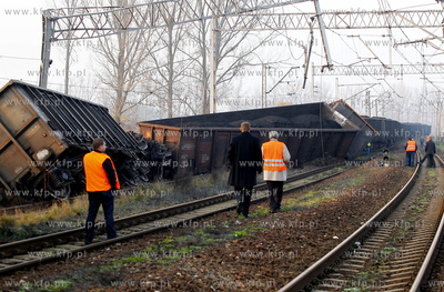 Szczecin / Dalaszewo. Wykolejenie się pociągu towarowego...