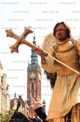 Otwarice 752 Jarmarku sw. Dominka w Gdansku. Uroczysta...